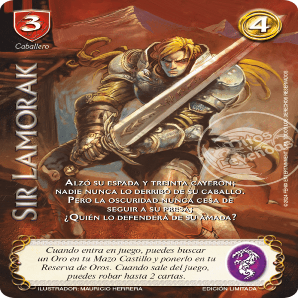 sir lamorak foil lluvia