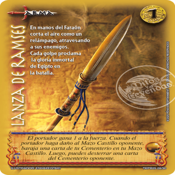 Lanza de Ramses - TKPB25