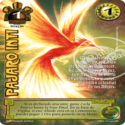 PAJARO INTI LPE4-MR