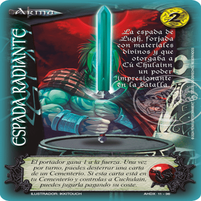 Espada radiante AHDX