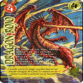 Dragon Rojo LPE4 Real