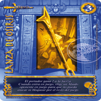 Lanza De Osiris Legendaria  Aniversario De RA