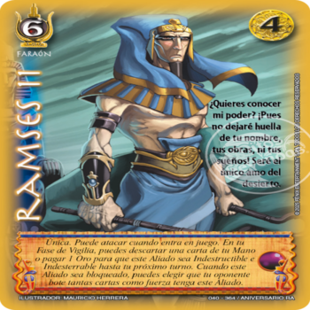 Ramses II Mega Real Aniversario de Ra