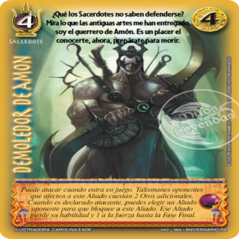 Demoledor De Amon Mega Real Aniversario de Ra