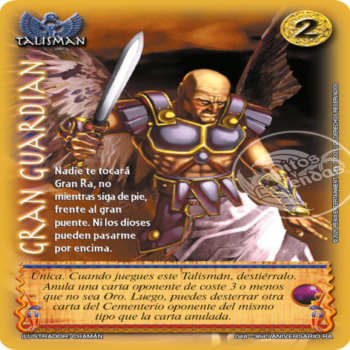 Gran Guardian Mega Real Aniversario de Ra
