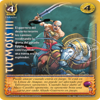 Tutmosis III Rework Aniversario de Ra Real