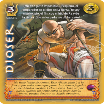 Djoser Aniversario de Ra Real