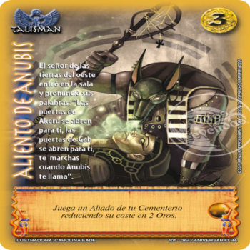 Aliento De anubis Aniversario de Ra Real