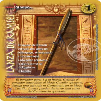 Lanza De Ramses Aniversario de Ra Real