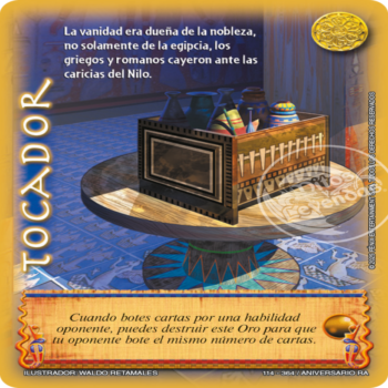 Tocador aniversario de ra