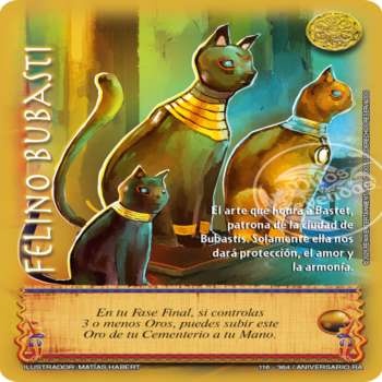 Felino Bubasti aniversario de ra
