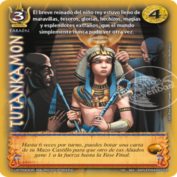 Tutankamon Aniversario de Ra Real