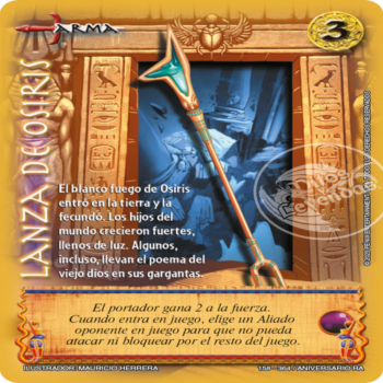 Lanza de Osiris Aniversario de Ra Real